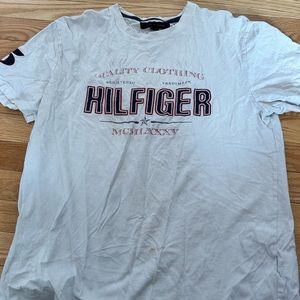 Vintage white Tommy Hilfiger embroidered tee!